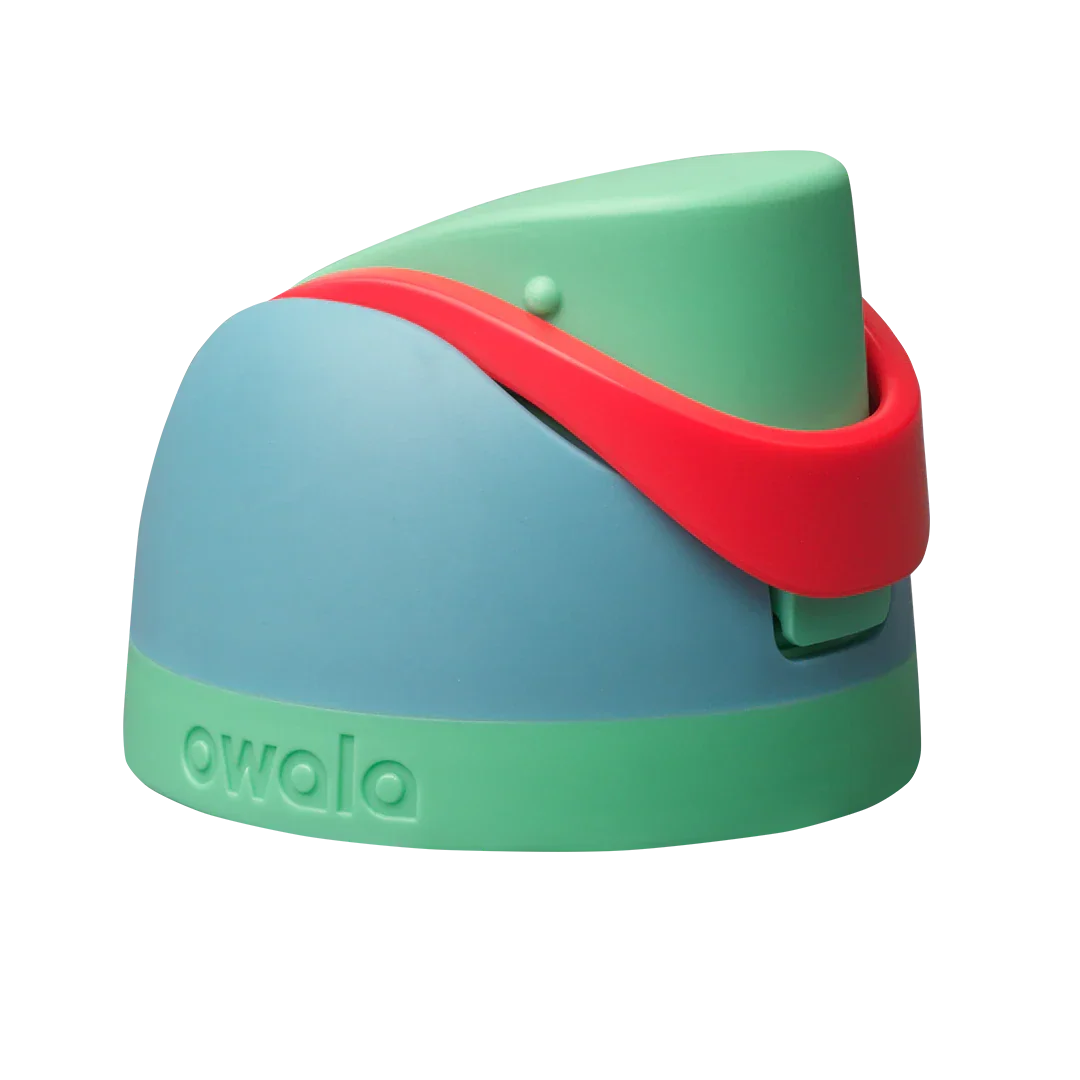 Owala FreeSip replacement lid in Very, Very Dark, all-matte black body with matching black carry loop