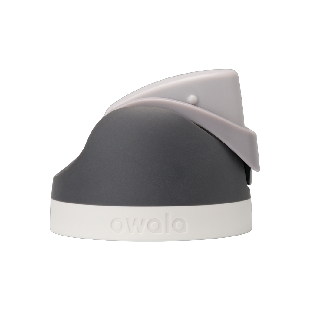 Owala FreeSip replacement lid in Very, Very Dark, all-matte black body with matching black carry loop